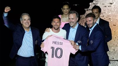 'America's number 10' Lionel Messi greets rapturous Miami fans in glitzy unveiling ceremony