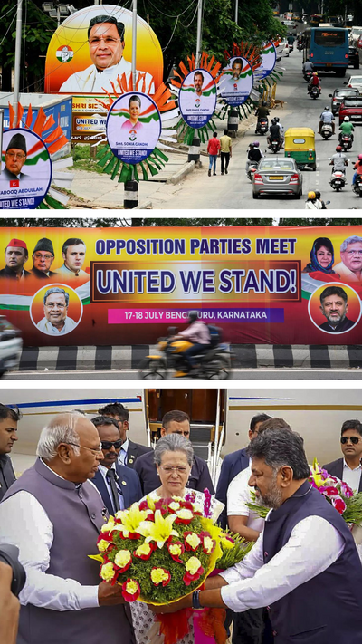 Opposition party leaders gather in Bengaluru for mega meet