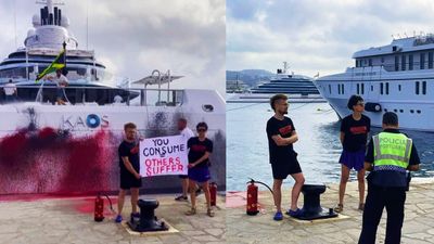 Cimate Activists Vandalize Walmart Heir's $300 Million Yacht