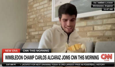 Wimbledon Champ Carlos Alcaraz Had Funny Trophy Mishap Live on CNN