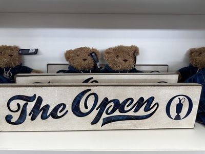 Check out the merchandise at the 2023 British Open at Royal Liverpool