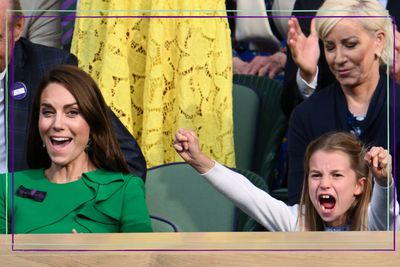 Princess Charlotte proves she is Kate Middleton's mini me at Wimbledon Final as she rocks adorable sunglasses and celebrates in the best way