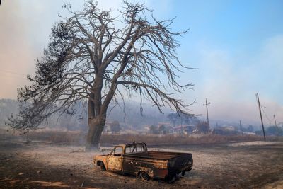 After heat wave, wildfires force thousands to flee seaside resorts outside Greek capital