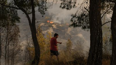 Wildfires force thousands to flee seaside communities outside Athens