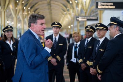 In the spotlight as FAA fight heats up: Sen. Mark Warner - Roll Call