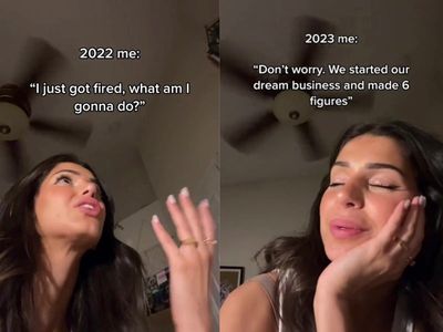 Woman who claims she was fired for posting TikTok filmed at work says she now makes six figures