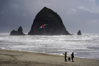 Oregon's Cannon Beach reopens after cougar sighting on iconic coastal rock led to closure