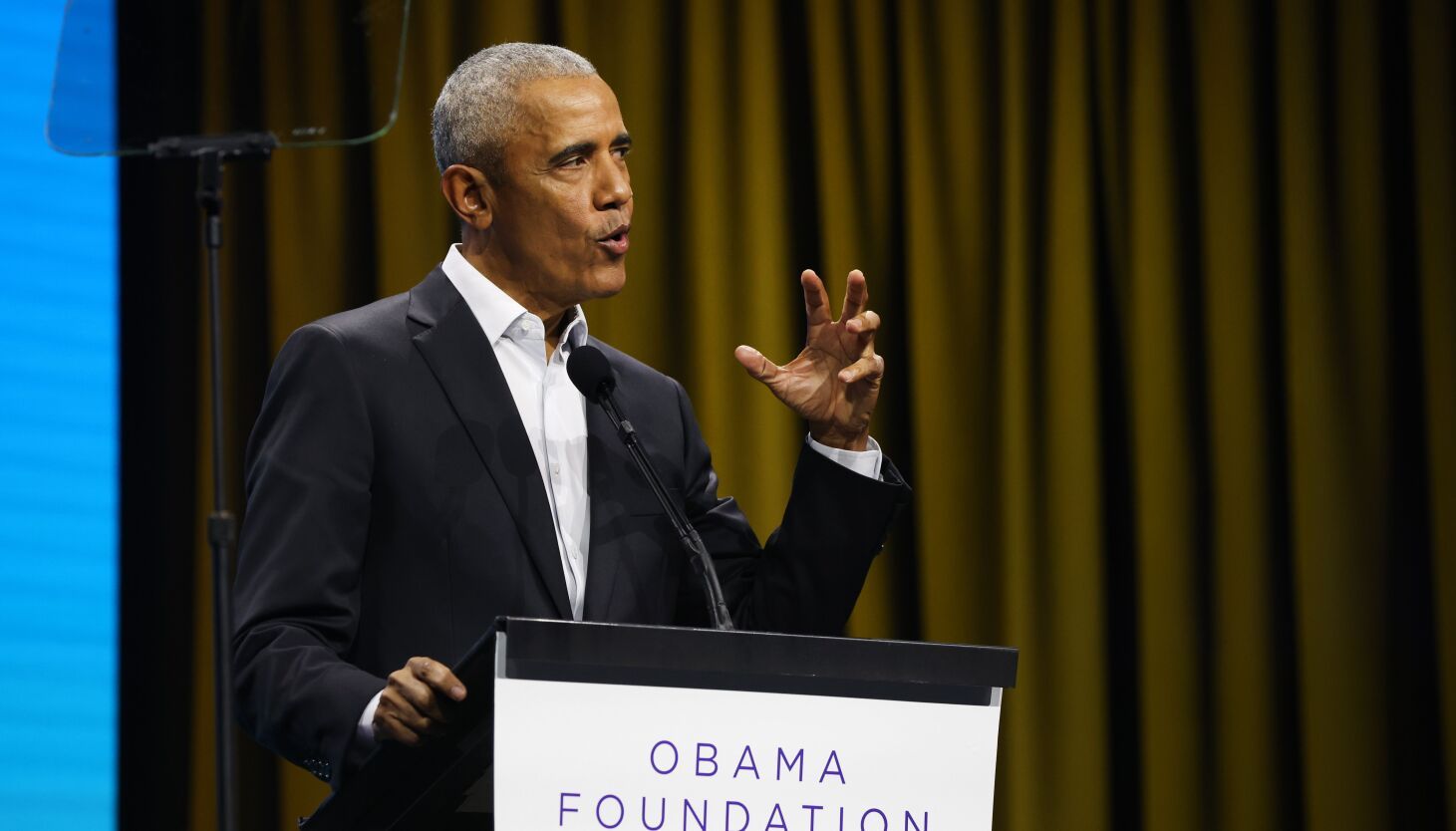 Barack Obama, in TikTok starring Kankakee Public…