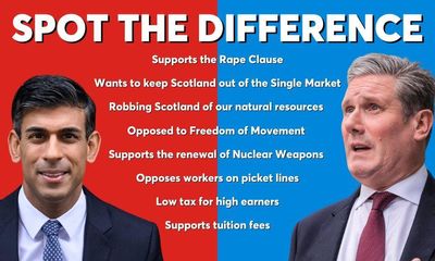 'Two cheeks of same backside’: Alba leaflet takes swipe at Tories and Labour