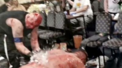 Conservative Club fined over brutal wrestling 'death match'