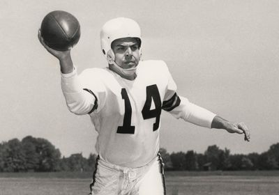 NEW: Browns reveal white hot new helmet to pair with 1946 throwbacks