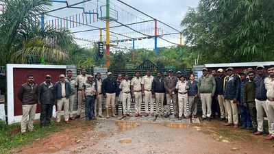 Forest Dept. officials seize Stone Valley resort built on forest land in Sakleshpur