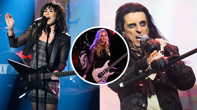 Alice Cooper and Demi Lovato have written a song together, according to Nita Strauss: "they both said that it went amazingly well"