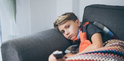 If your kid is home sick from school, is unlimited screen time OK?