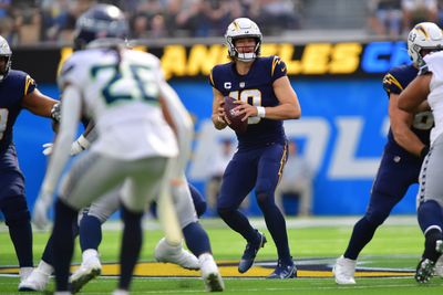 Chargers QB Justin Herbert sits at No. 35 on PFF’s 50 best players ranking