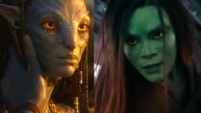 One Of The Major Pros Of Being Blue In Avatar And Green In Guardians Of The Galaxy, According To Zoe Saldaña