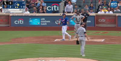 Mets rookie Francisco Alvarez couldn’t help but watch a homer he blasted into the stands at Citi Field