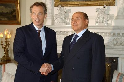 Tony Blair feared headlines over ‘snuggling up’ to controversial Italian PM