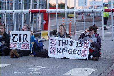 Protesters block gates at Ineos plant in bid to 'shut down Scotland's fuel supplies'