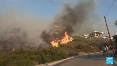 Greek wildfires spread as extreme heat alerts issued for Italy and Spain