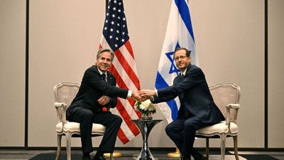 Israeli President Herzog Meets Blinken, Discusses Countering Iranian Threat