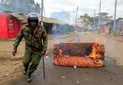 Kenyan demonstrators clash with police as 3-day protest begins