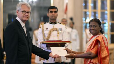 President Murmu accepts credentials from envoys of five nations
