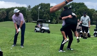 PGA Championship Star Michael Block Holes Out In Front Of DJ Khaled