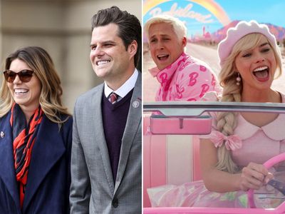 Matt Gaetz’s wife calls for Barbie boycott while posting photos of her posing in pink on red carpet