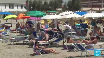 Sardinia sizzles in 46C as Italian cities placed on heatwave red alert