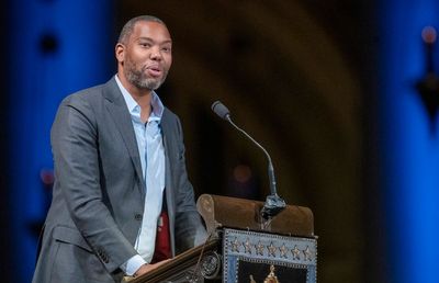 Author Ta-Nehisi Coates gives silent support to a teacher told to stop using his book on racism