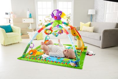 Fisher Price Rainforest Music & Lights Deluxe Gym review