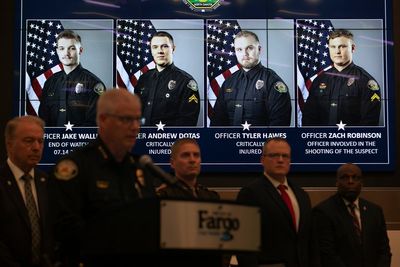 Officials to discuss use of police force in Fargo shooting that killed gunman who fired on officers