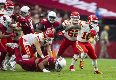 Who are Chiefs’ top-rated offensive linemen, running backs in ‘Madden NFL 24’ video game?