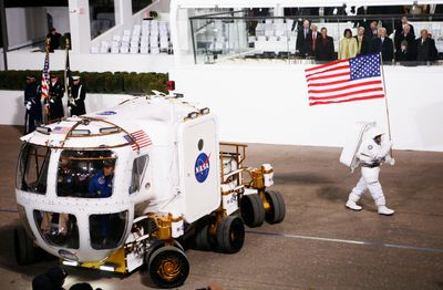 NASA Receives Electric Crew Vehicles For Moon Missions