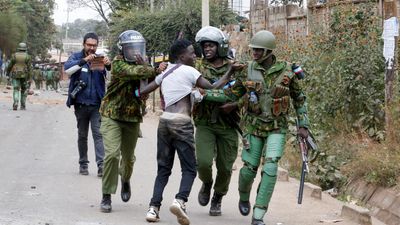Two killed, hundreds arrested at anti-government protests in Kenya