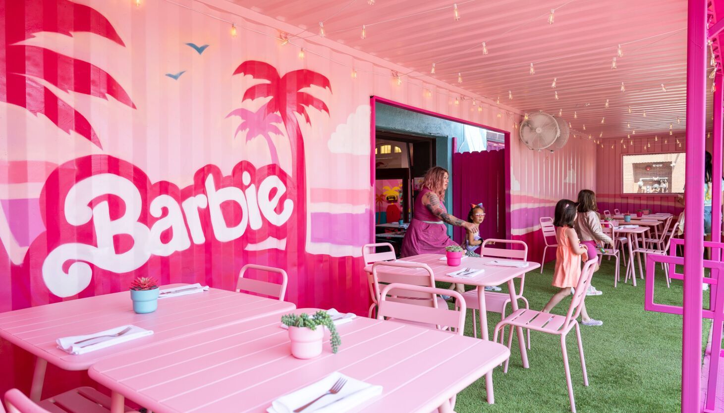 Awash in pink, everyone wants a piece of the 'Barbie' movie marketing mania