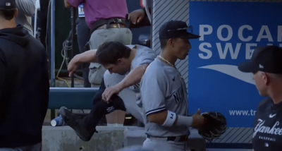 Yankees pitcher Tommy Kahnle furiously stomped on a dugout fan after a poor performance and MLB fans had jokes