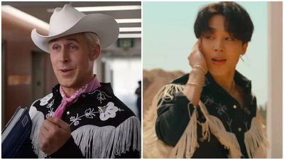 'Barbie' star Ryan Gosling bows down to BTS' Jimin; gifts him a guitar for breaking 'Ken Code'
