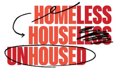 Is it OK to use the word ‘homeless’ – or should you say ‘unhoused’?