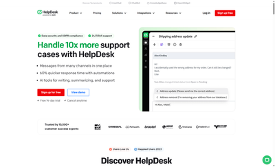 I tried HelpDesk and found delivers an excellent ticketing system good for customers to use