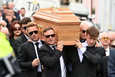 Ronan Keating performs musical tribute at funeral of brother Ciaran