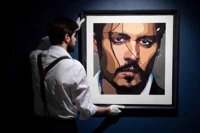 Johnny Depp creates debut self-portrait in 'dark' and 'confusing' time