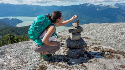Should you knock over that rock cairn? It depends where you're hiking