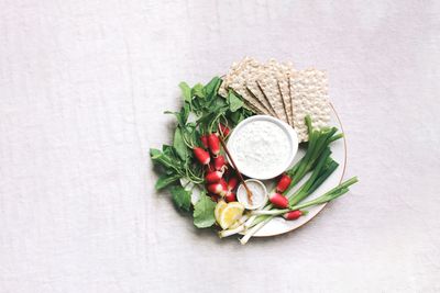 The simplest summer veggie dips