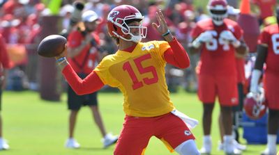 Patrick Mahomes, Chiefs QBs Were Attacked by Bees at Practice Thursday