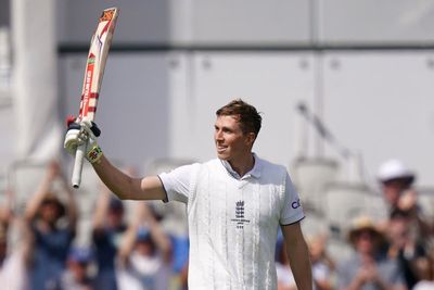 Zak Crawley acknowledges loyalty after leading England’s charge at Old Trafford