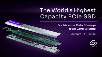 Solidigm Launches 61.44TB PCIe SSD: Up to 7,000 MB/s