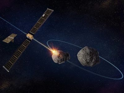Look! NASA Smashed Into an Asteroid So Hard It May Have Sent Boulders Flying into Space