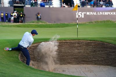 Rory McIlroy has a spring in his step after fighting finish to first round